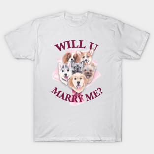 Puppies Proposal T-Shirt